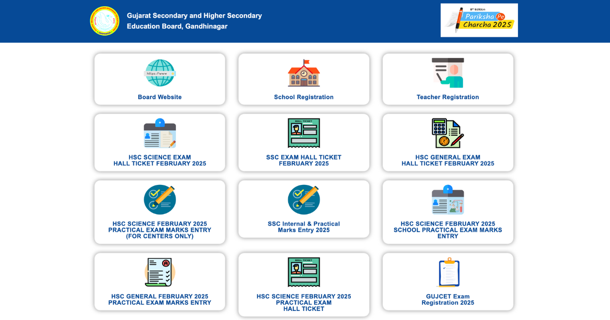 GSEB.Org: Steps to Download GSEB SSC and HSC Admit Card 2025