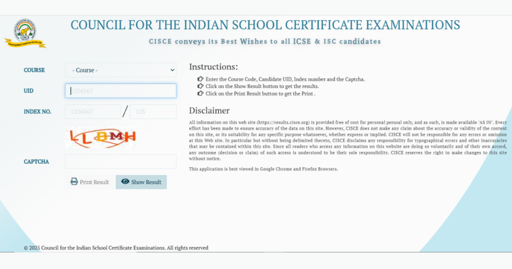 CISCE Org Result 10th & 12th Result Toppers List Here